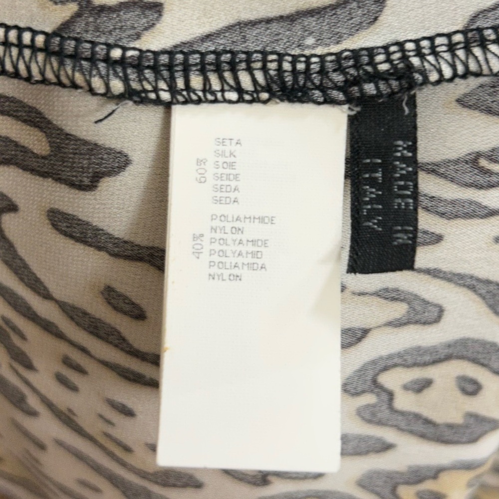 marvel by La Perla Lace Leopard Silk V Neck Plunge Wire Bustier Maxi Dress - Picture 6 of 9